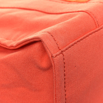 Marc Jacobs Cotton Canvas Medium The Traveler Tote Bag Orange 10 of 12
