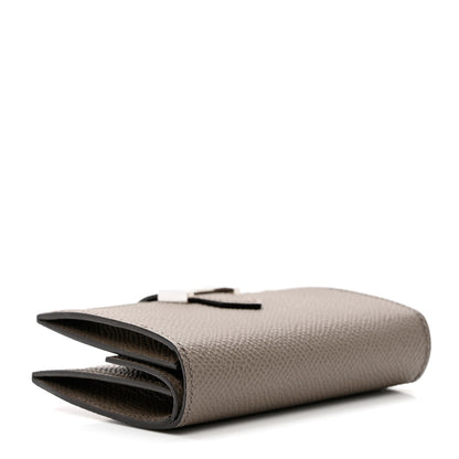 Hermes Epsom Bearn Card Holder Wallet Etain 4 of 6