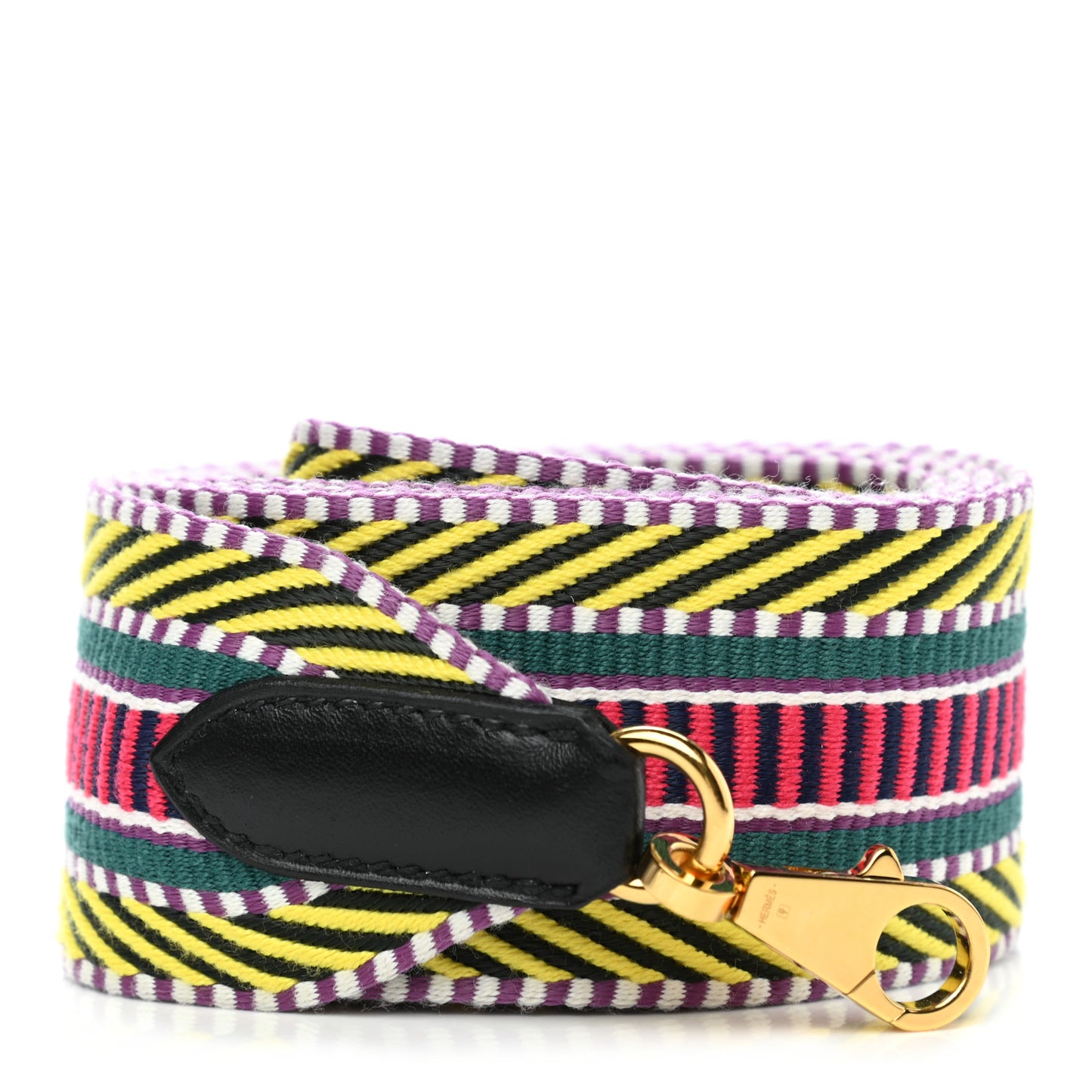 Toile Swift 50mm Sangle Cavale Shoulder Strap Multicolor Black