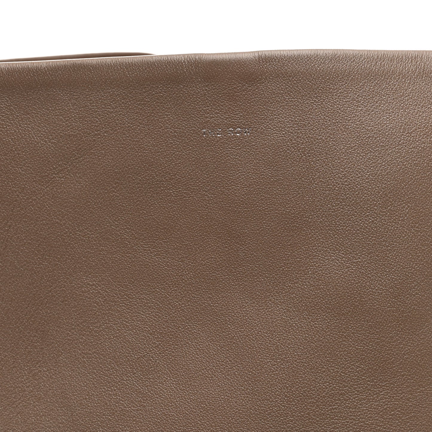 Grained Calfskin Large N/S Park Tote Dark Taupe