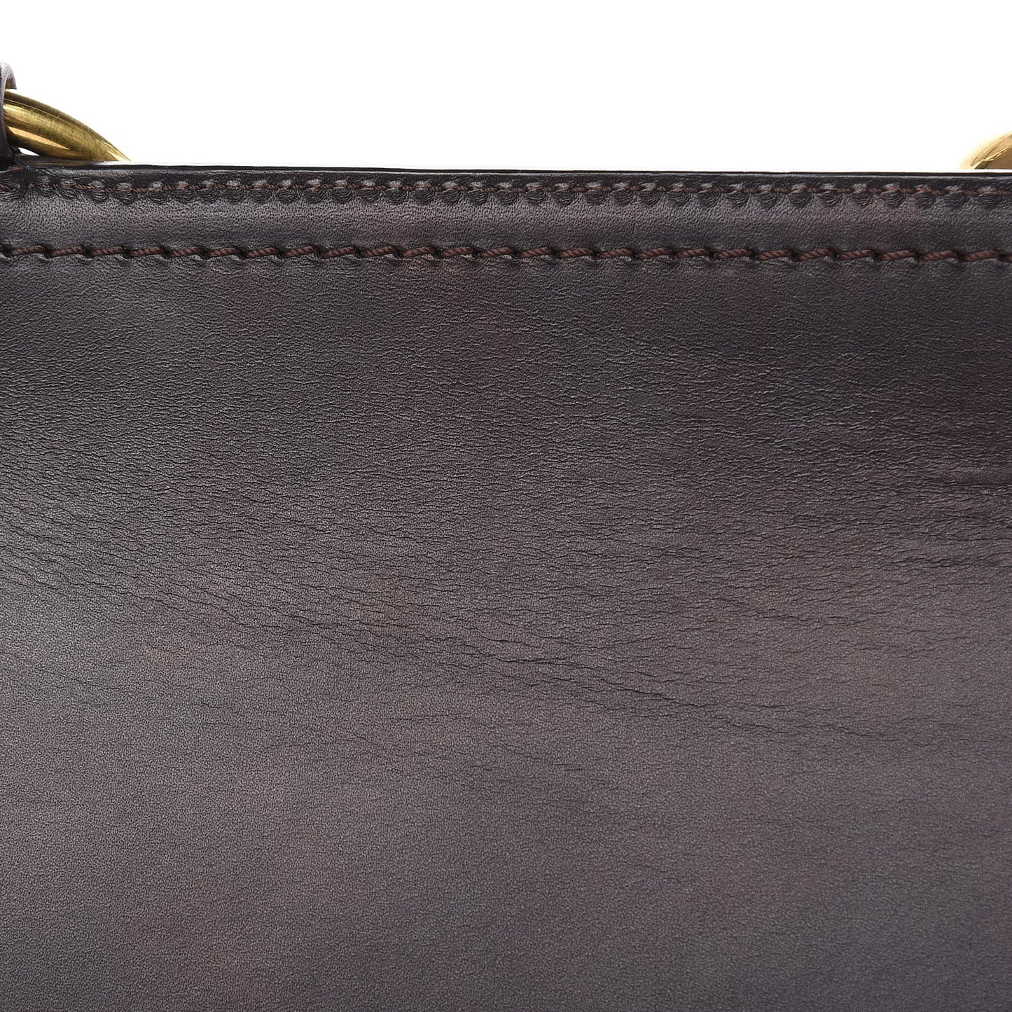 Haymarket Check Large Bridle Saddle Bag Dark Clove Brown
