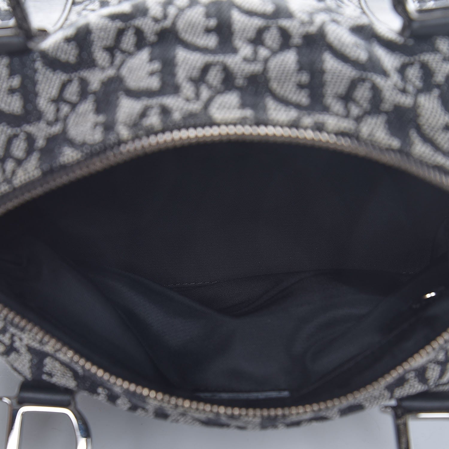 Christian Dior Monogram Boston Black 5 of 7