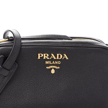 Prada Vitello Daino Camera Crossbody Black 9 of 9