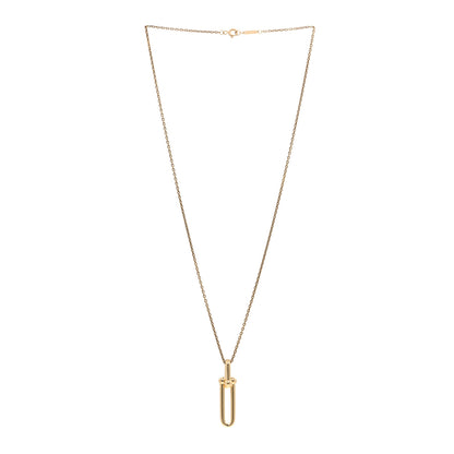 Tiffany 18K Yellow Gold HardWear Link Pendant Necklace 3 of 5