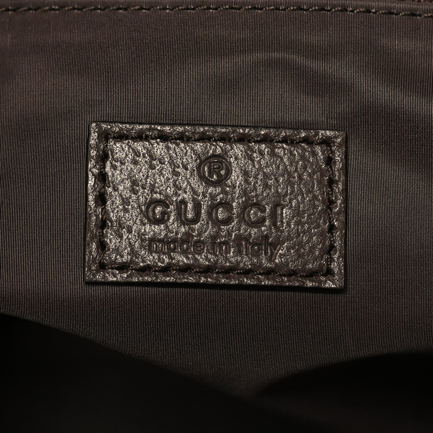 GG Supreme Monogram Web Large Duffle Bag Brown