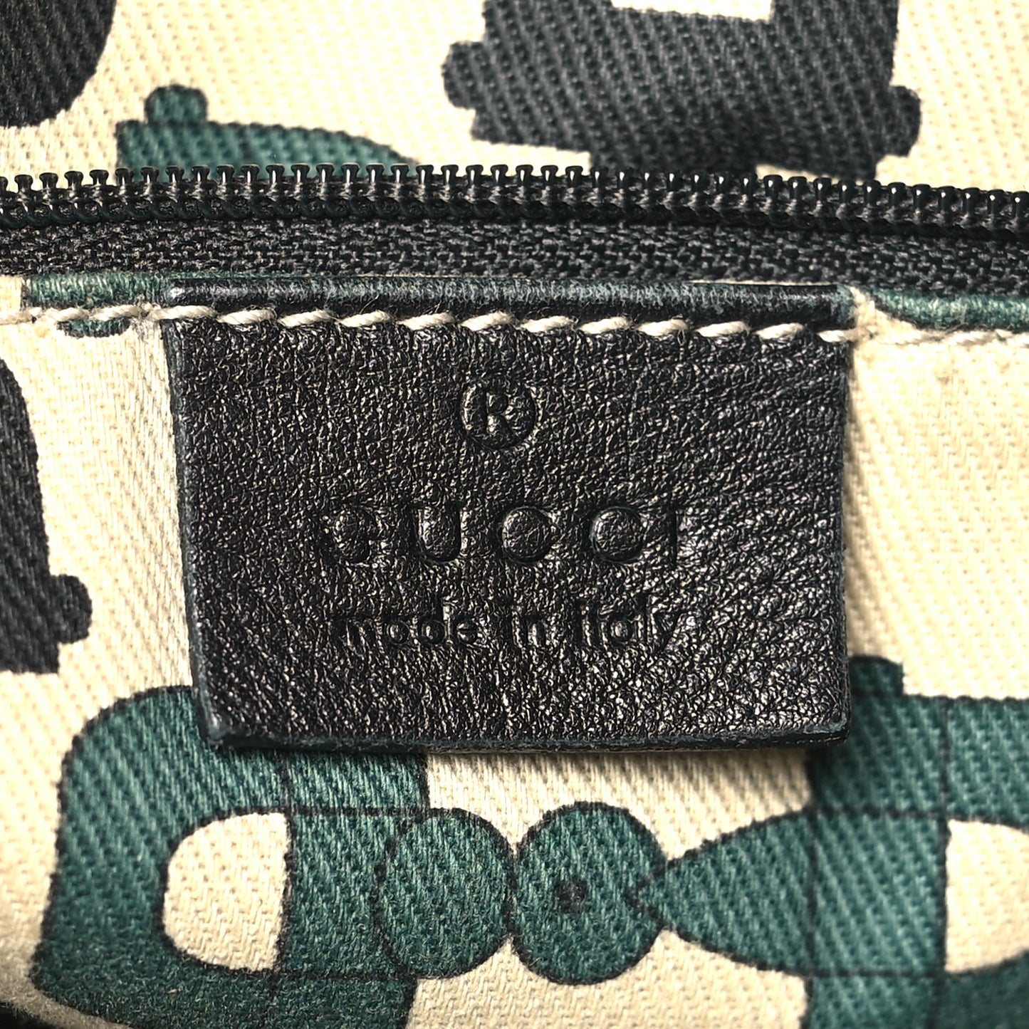 Guccissima Medium Abbey Shoulder Bag Black