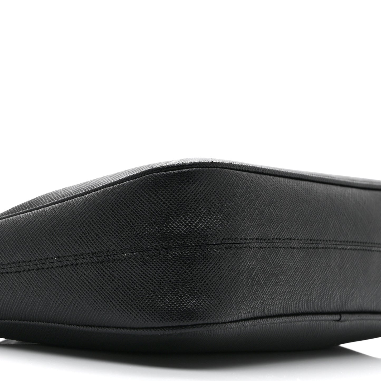 Saffiano Lux Mini Re-Edition Shoulder Bag Black