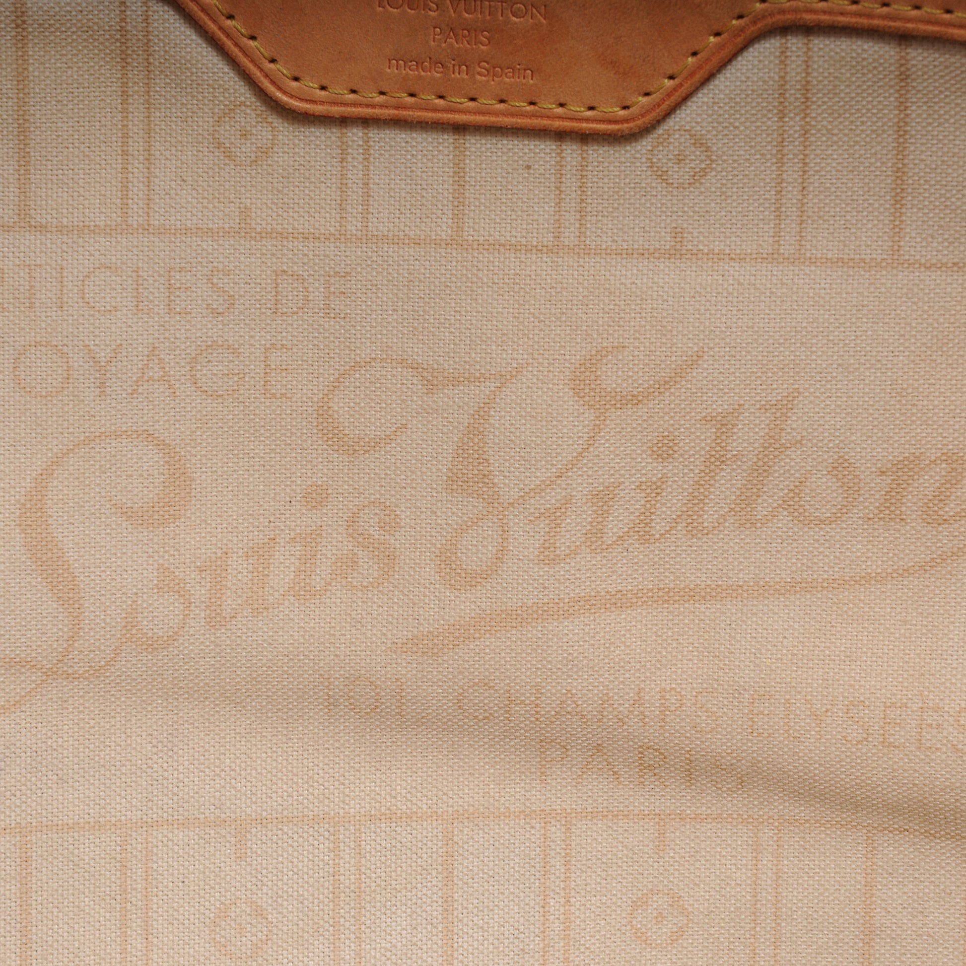 Louis Vuitton Damier Azur Neverfull MM 6 of 8