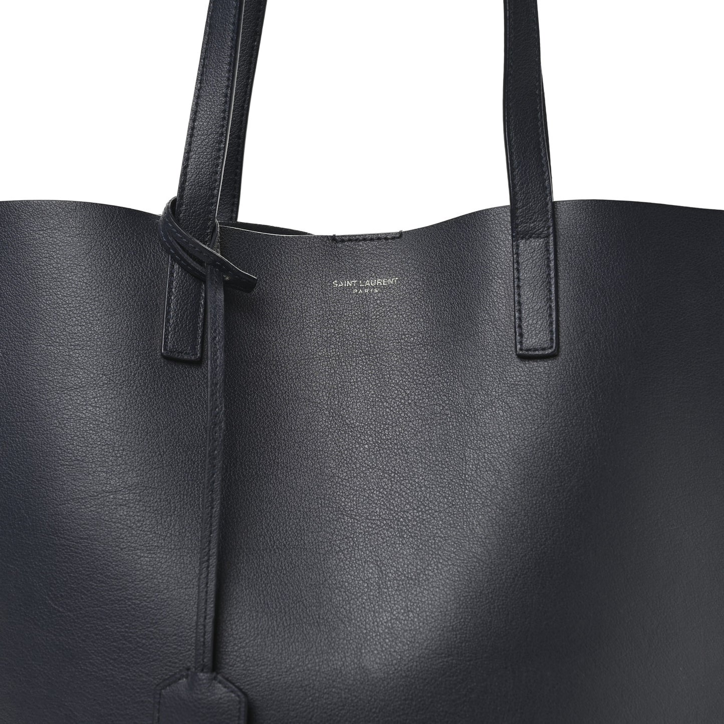 Calfskin Medium Shopping Tote Deep Marine