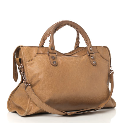 Balenciaga Agneau Giant 12 Rose Gold Hardware City Cumin 2 of 14