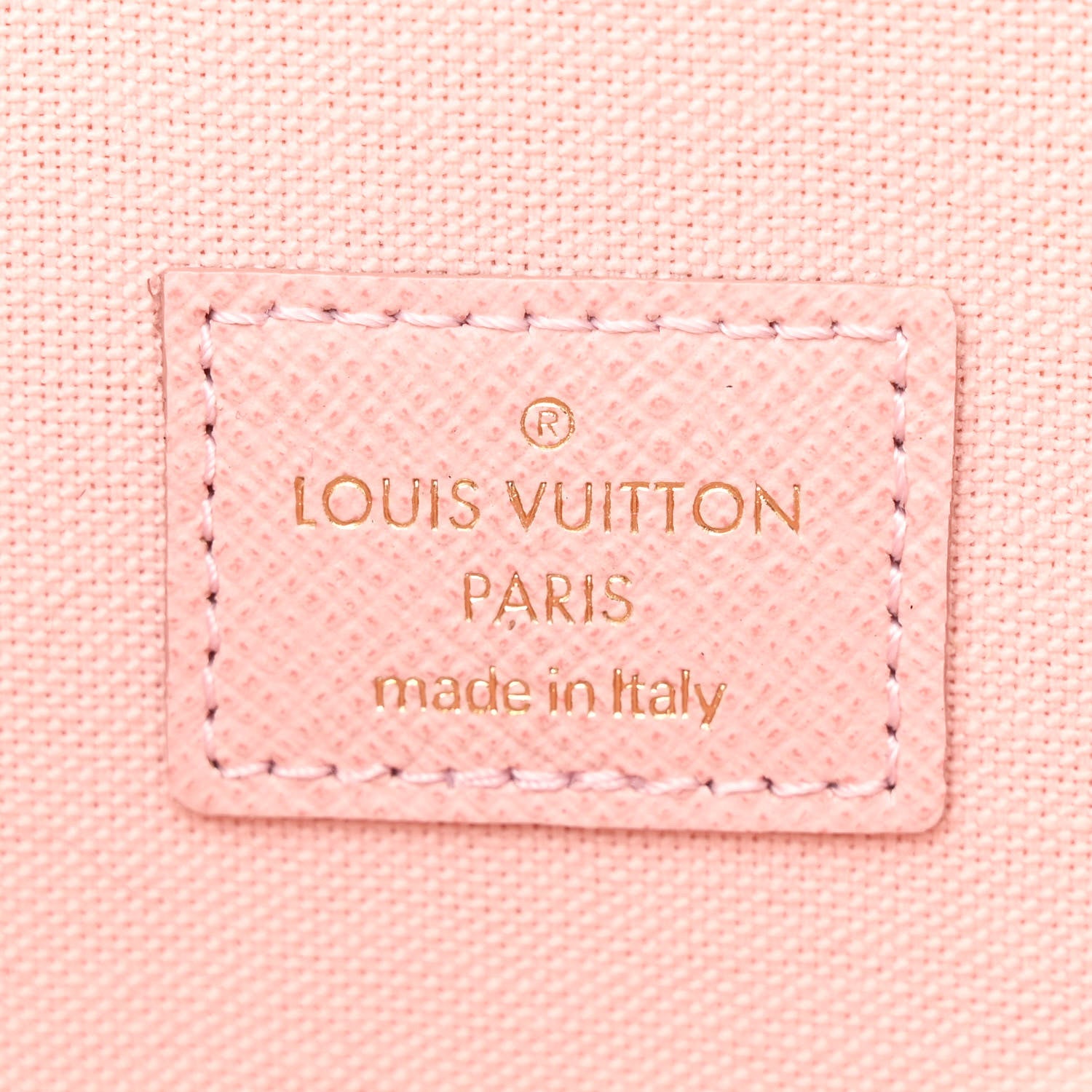 Louis Vuitton Damier Azur Pochette Felicie Chain Wallet Rose Ballerine 9 of 12