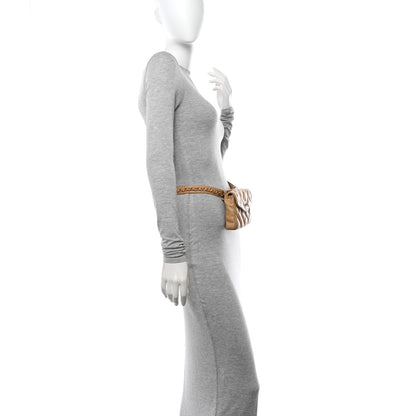 Chanel Lambskin Quilted Flap Waist Belt Bag 70 28 Beige 2 of 12