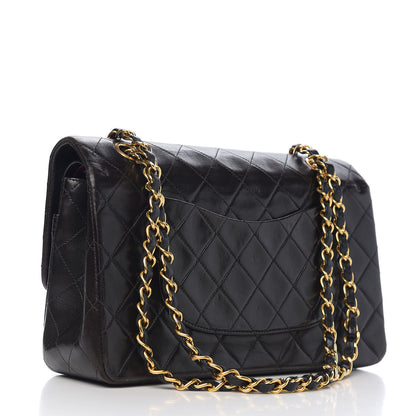 Chanel Lambskin Quilted Medium Double Flap Black 2 of 11