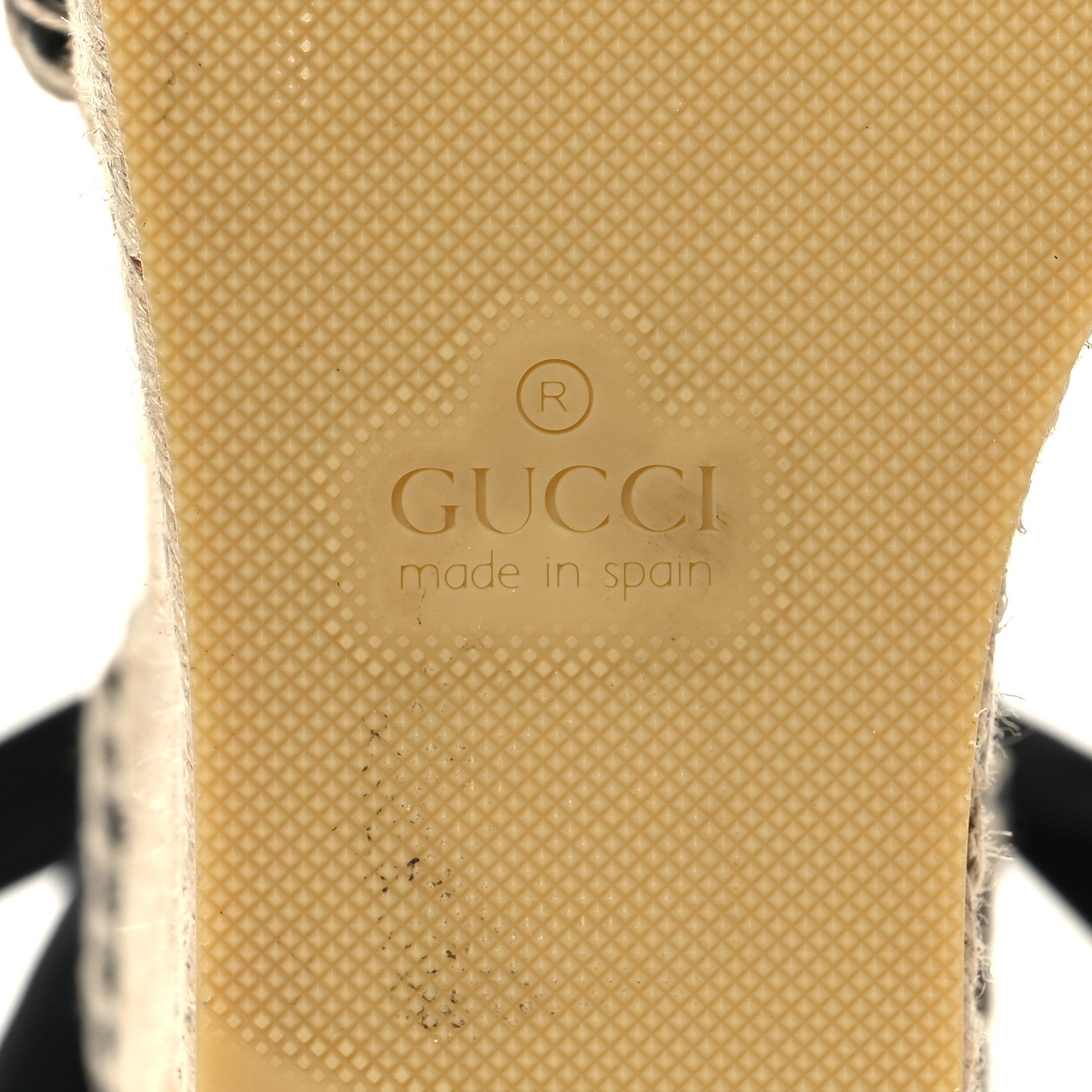 Gucci Nappa Matelasse GG Marmont Ankle Wrap Platform 35/120mm Espadrille Wedges 40 Black 8 of 9