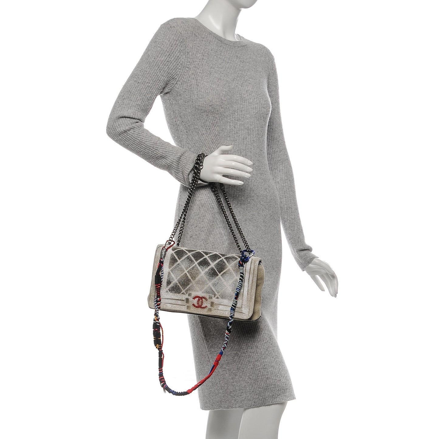 Canvas Tromp L’Oeil Graffiti Oh My Boy Flap Beige