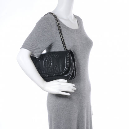 Chanel Calfskin On the Bund Medium Flap Black 2 of 8