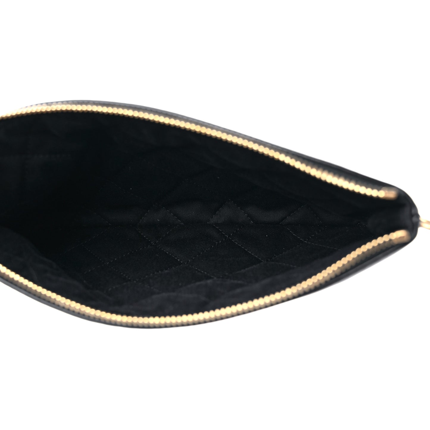 Shiny Calfskin Chanel 22 Removable Pouch Black