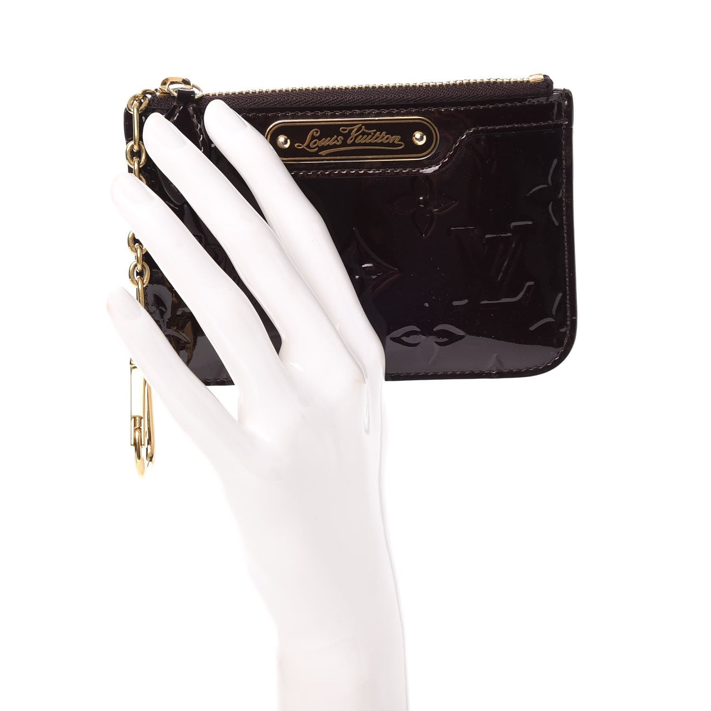 Vernis Key Pouch Amarante
