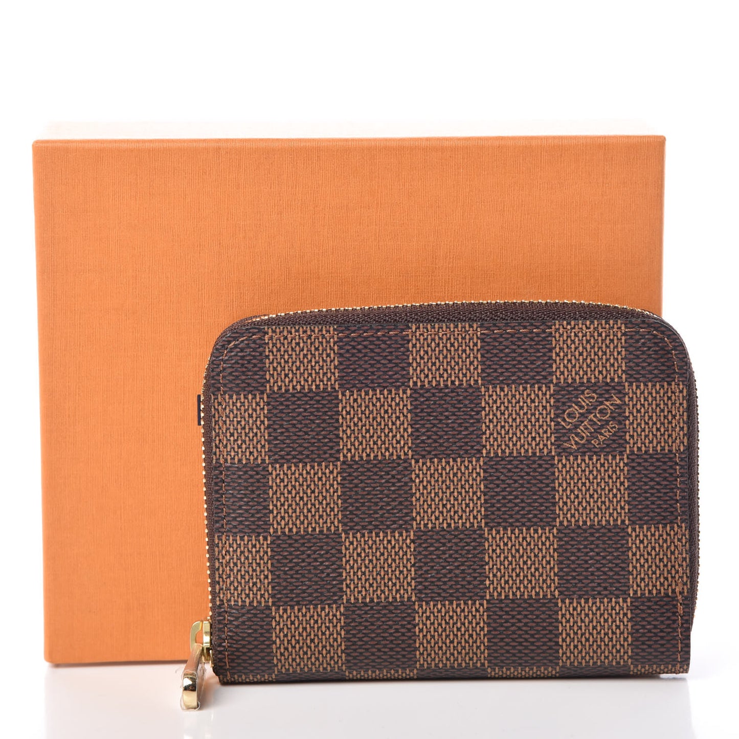 Damier Ebene Zippy Coin Purse