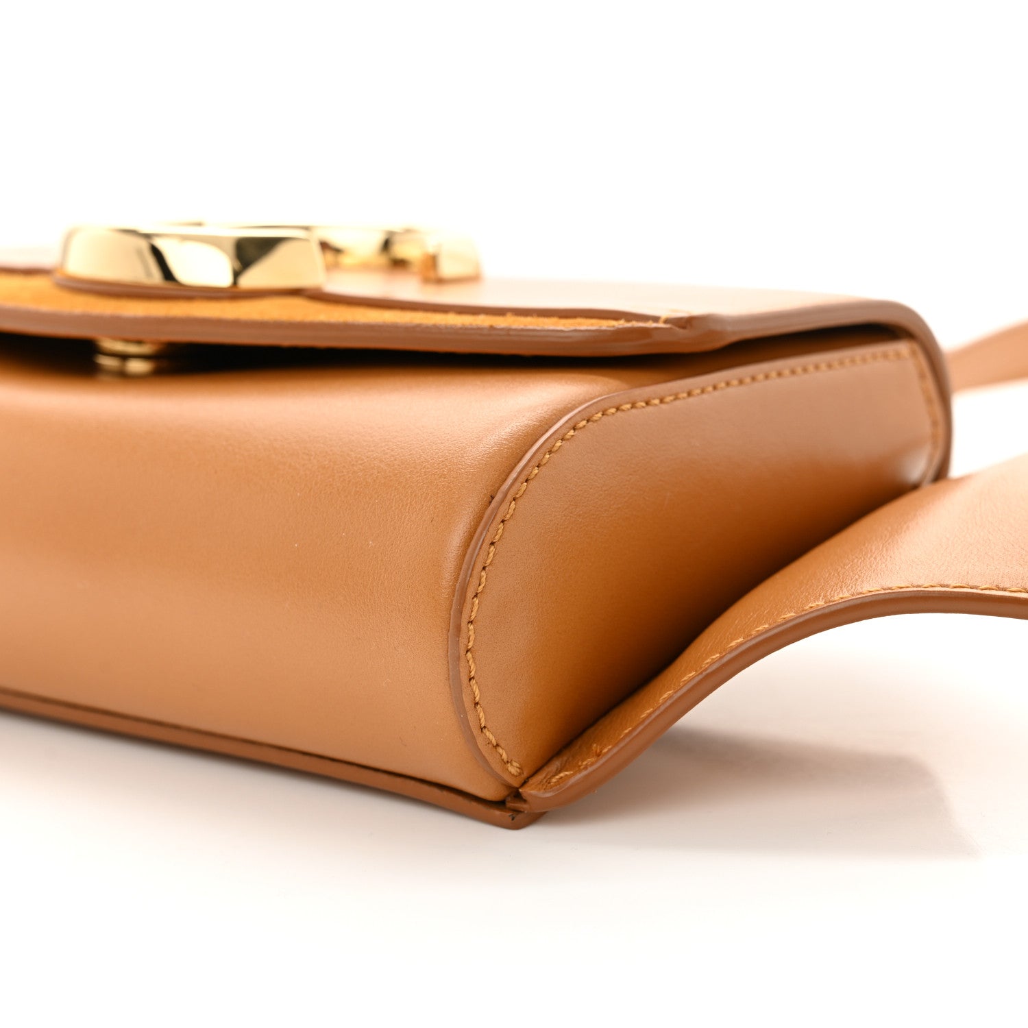 Chloe Calfskin Suede C Belt Bag Tan 9 of 10