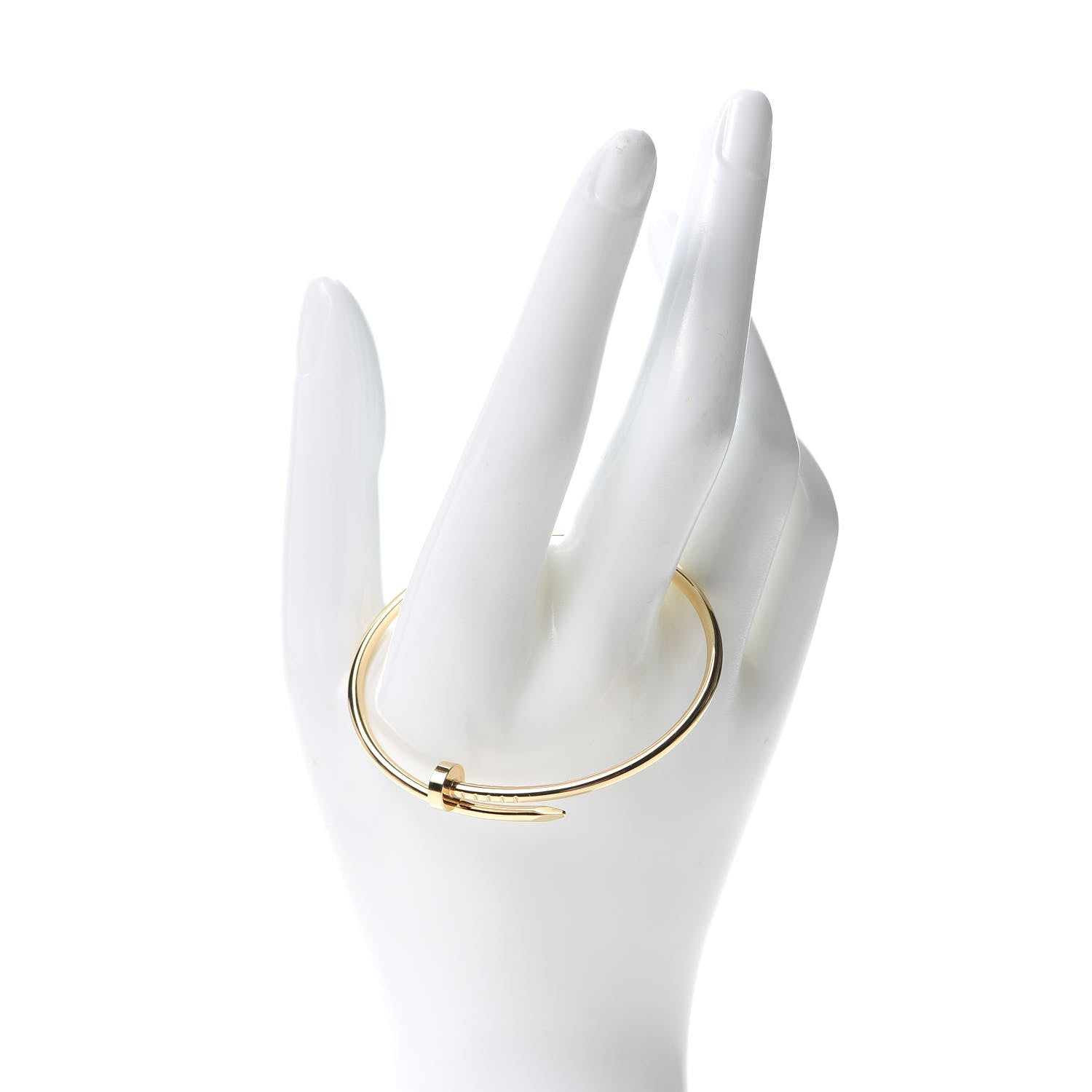 Cartier 18K Yellow Gold Small Juste Un Clou Bracelet 16 2 of 6