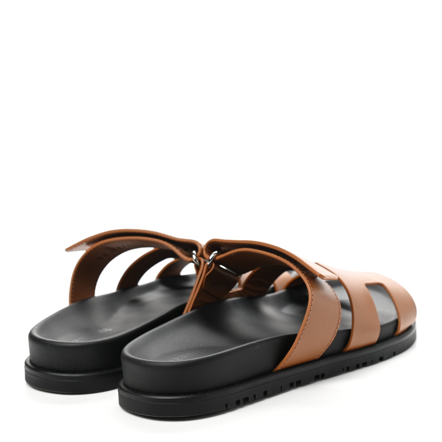 Hermes Calfskin Womens Chypre Sandals 37 Naturel 4 of 8