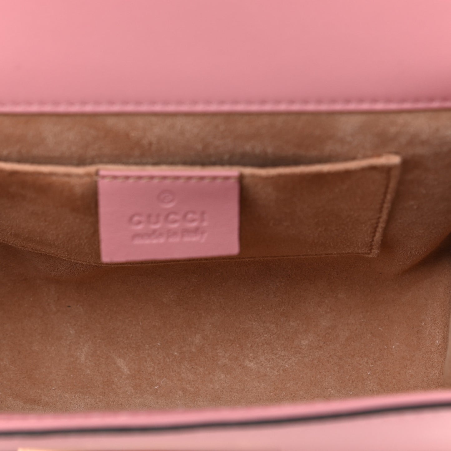 Calfskin Studded Small Padlock Shoulder Bag Carmine Rose