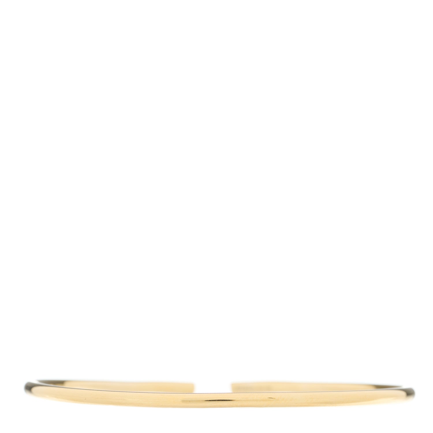 Tiffany 18K Yellow Gold Diamond Metro Wire Bracelet 2 of 4