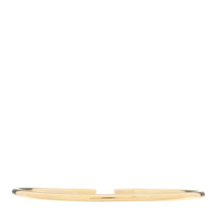Tiffany 18K Yellow Gold Diamond Metro Wire Bracelet 2 of 4