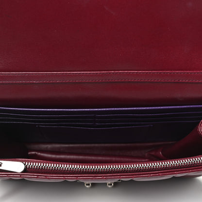 Christian Dior Lambskin Cannage Miss Dior Promenade Pouch Plum 4 of 4