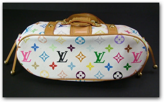 Louis Vuitton Monogram Multicolor Theda GM White 5 of 9