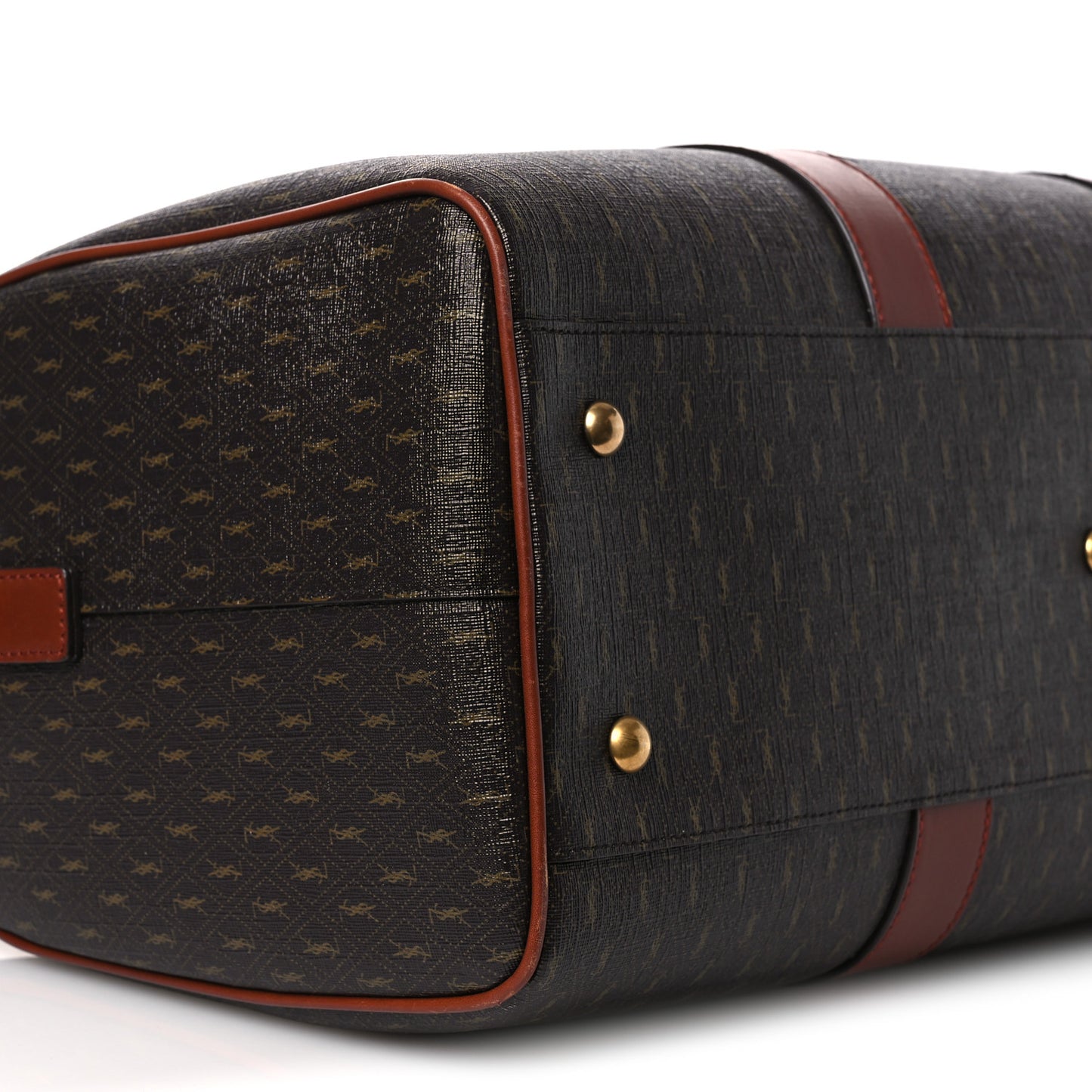 Canvas Smooth Calfskin Le Monogramme 48H Duffle Chestnut