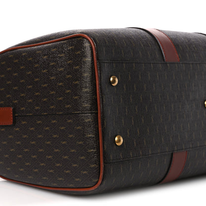Saint Laurent Canvas Smooth Calfskin Le Monogramme 48H Duffle Chestnut 8 of 10