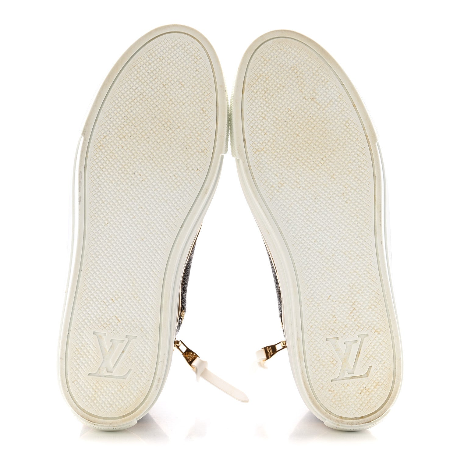 Louis Vuitton Patent Monogram Stellar Sneaker Boots 38.5 Gold 6 of 8