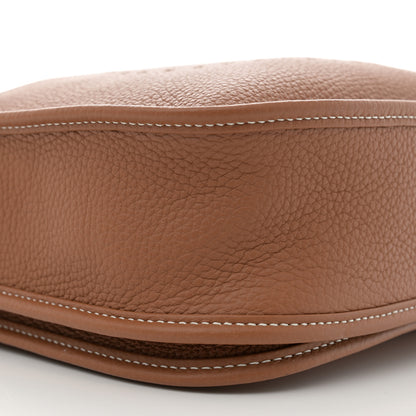 Hermes Taurillon Clemence Evelyne III PM Gold 9 of 10