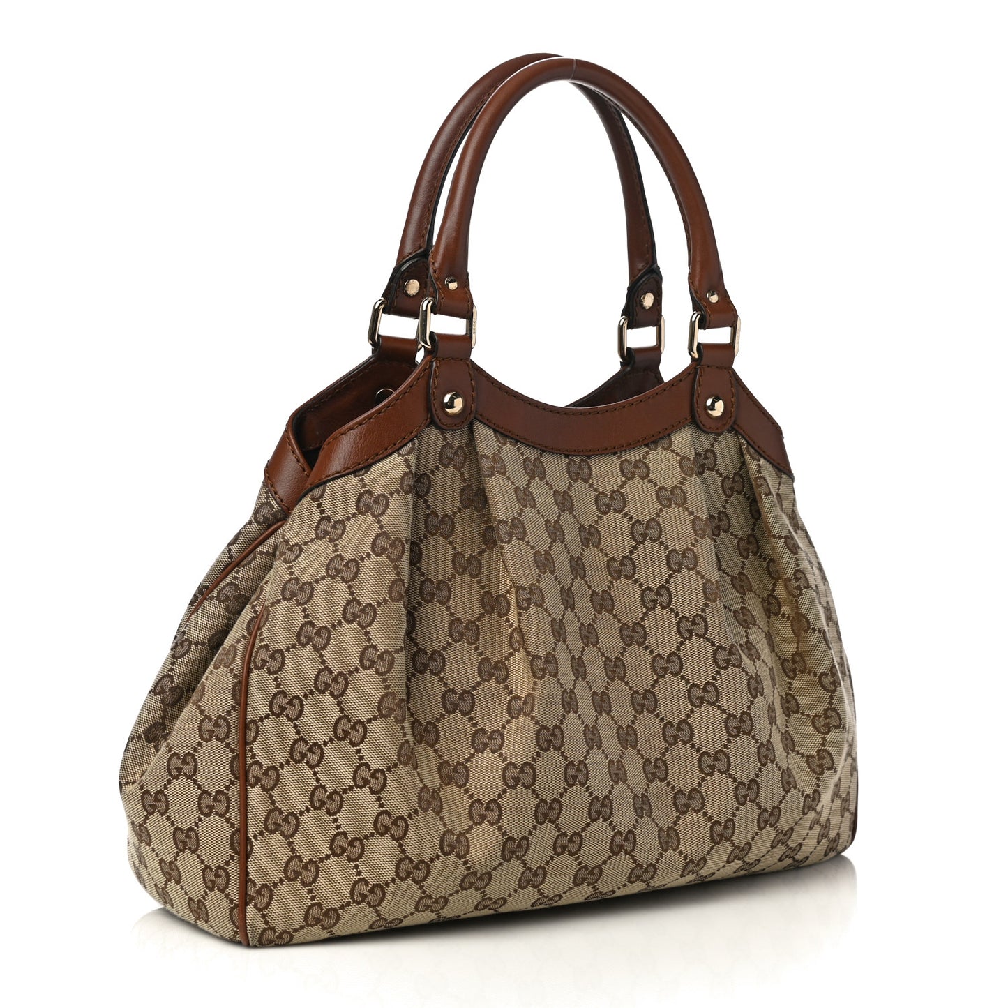 Monogram Medium Sukey Tote Brown
