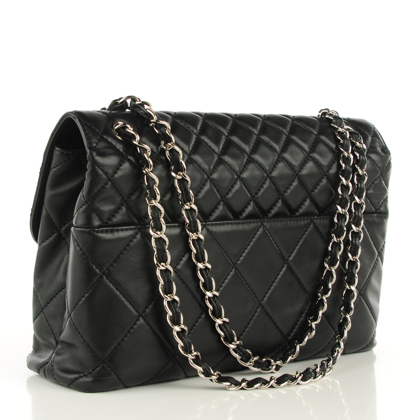 Calfskin Quilted In The Business Flap Bag Black