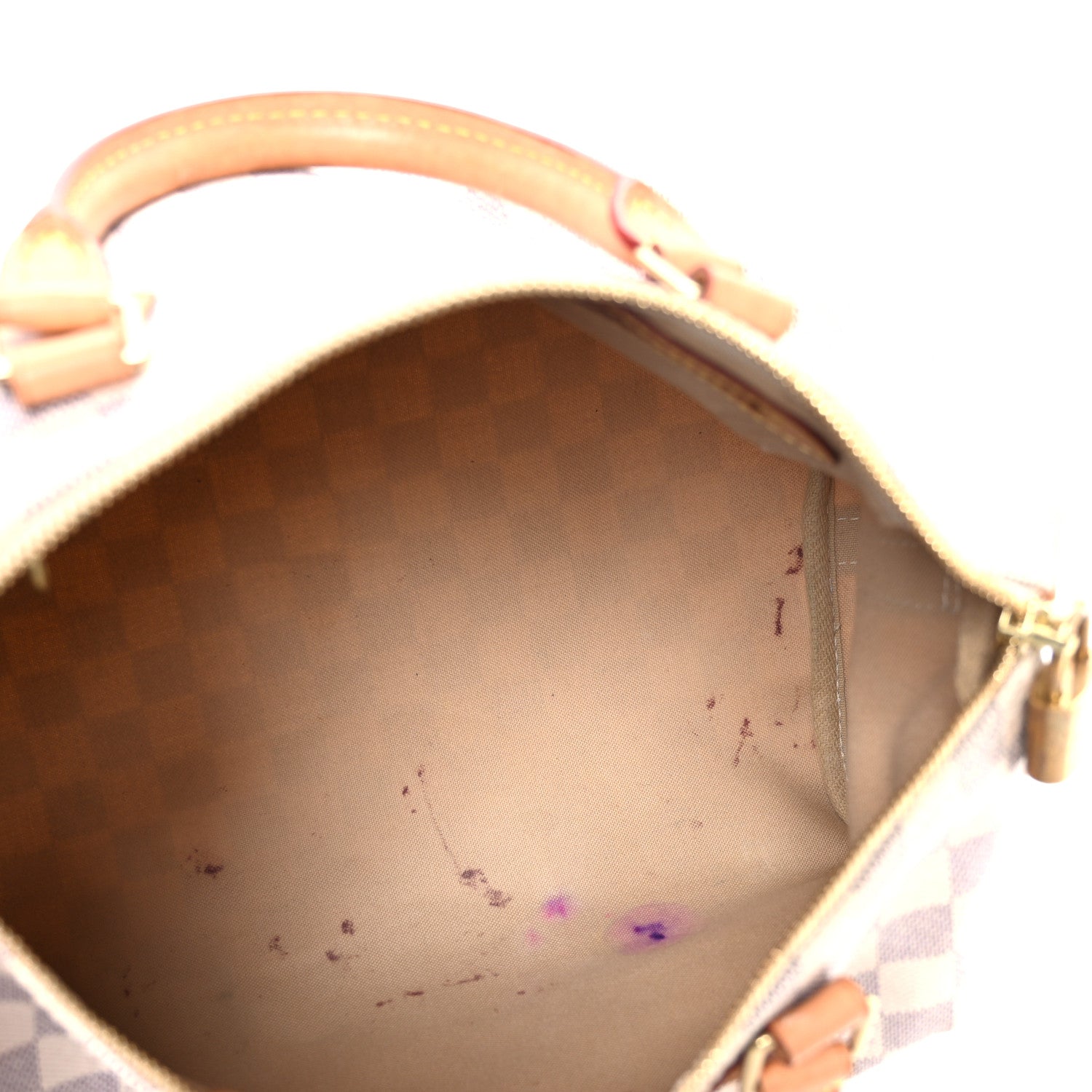 Louis Vuitton Damier Azur Speedy Bandouliere 30 5 of 10