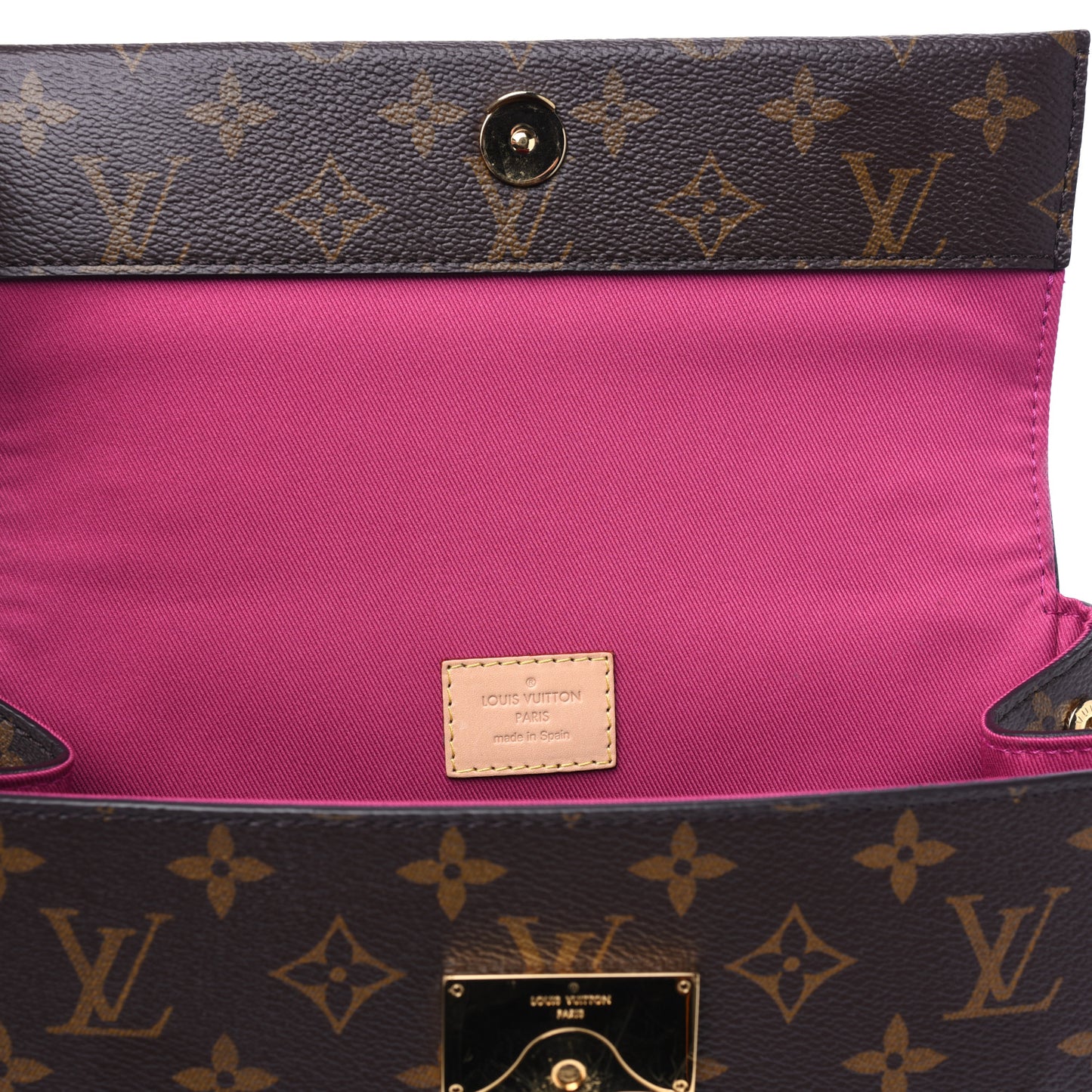 Monogram Cluny BB Bordeaux Fuchsia