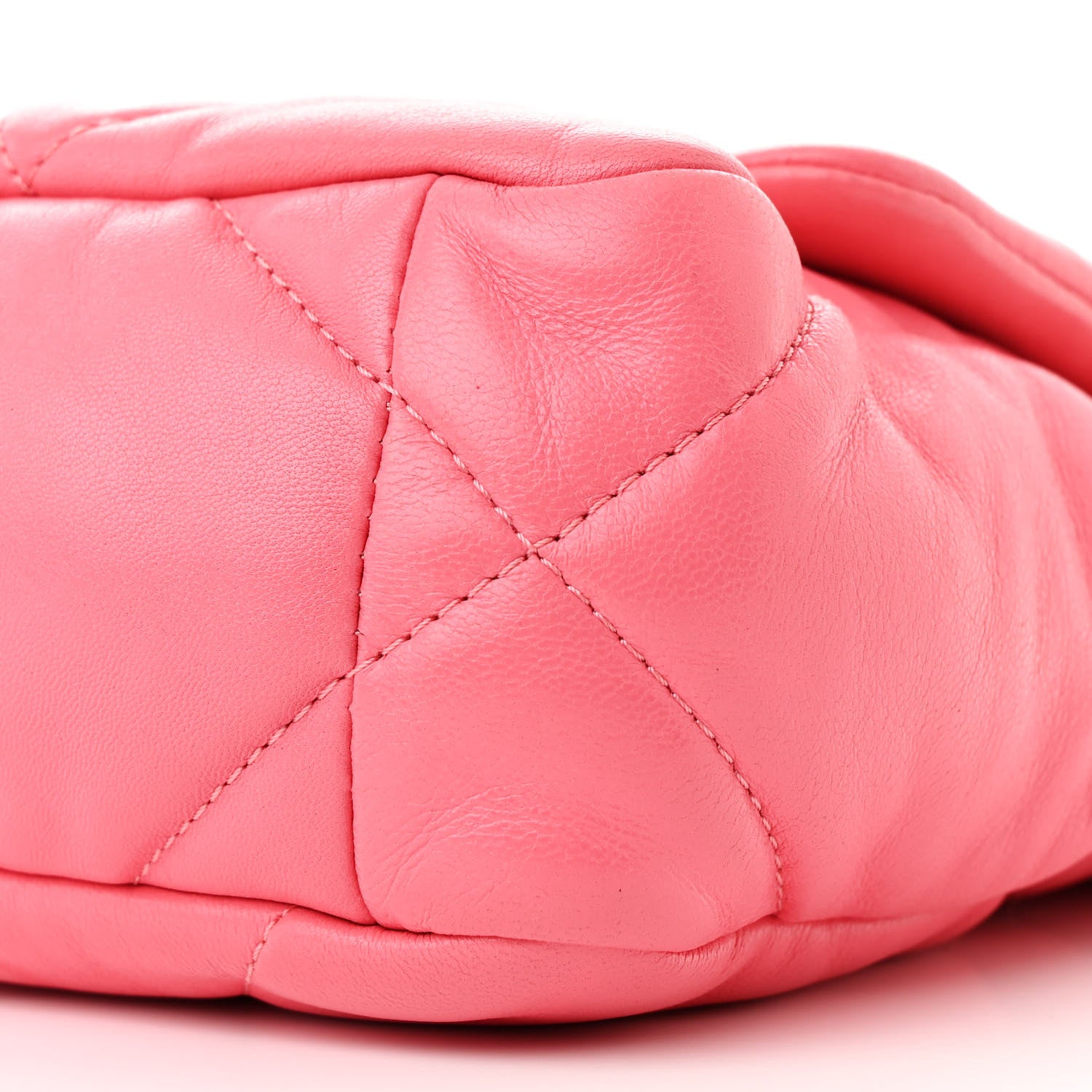 Chanel Lambskin Quilted Medium Chanel 19 Flap Pink 10 of 12