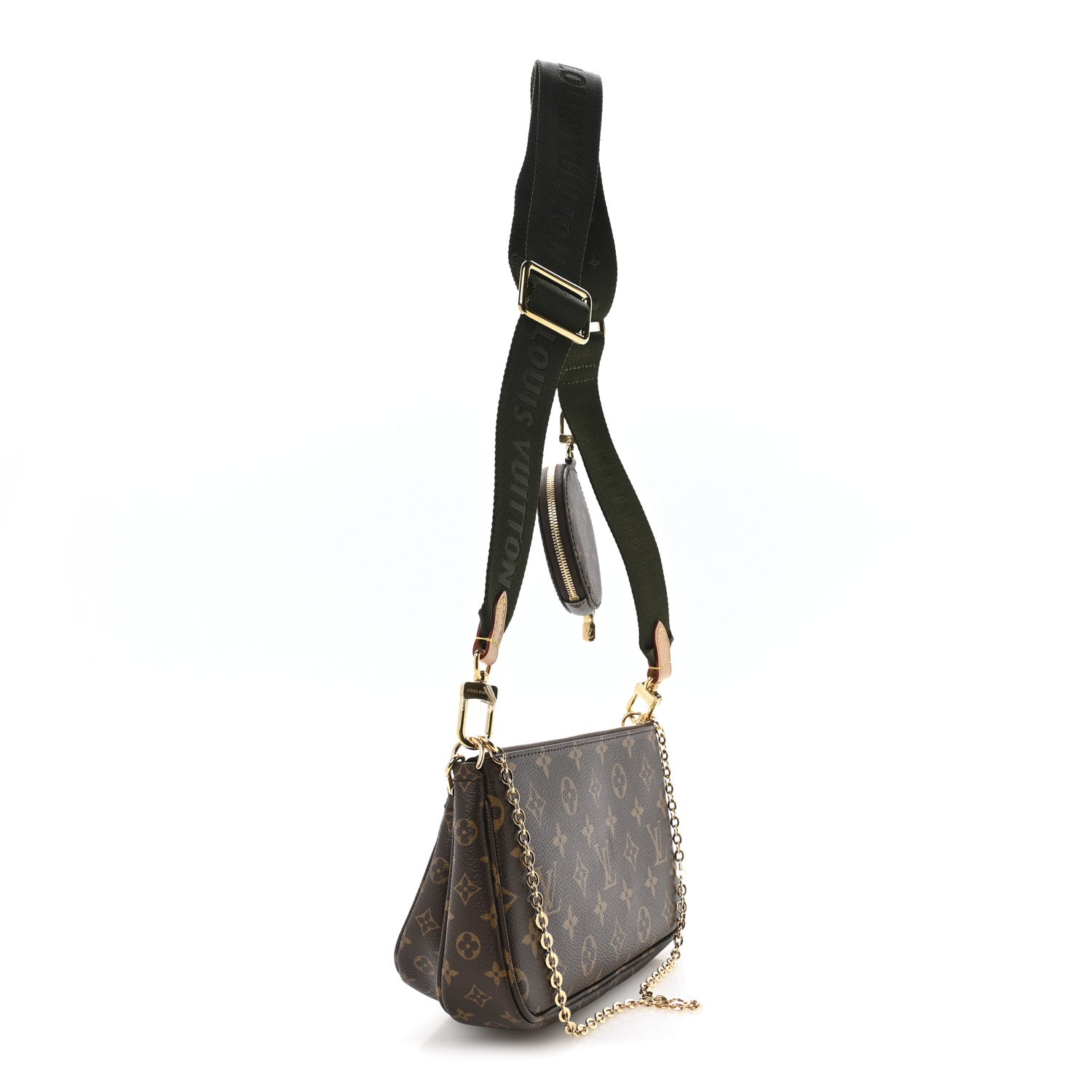 Louis Vuitton Monogram Multi Pochette Accessories Kaki 3 of 9