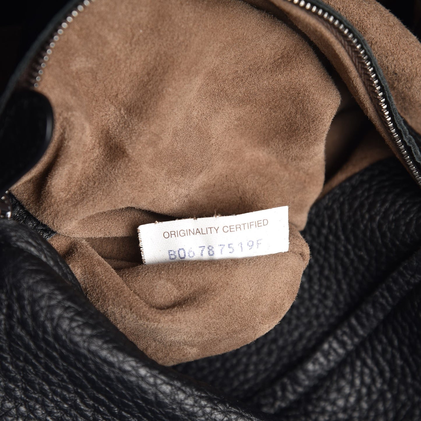 Cervo Deerskin Large Hobo Black