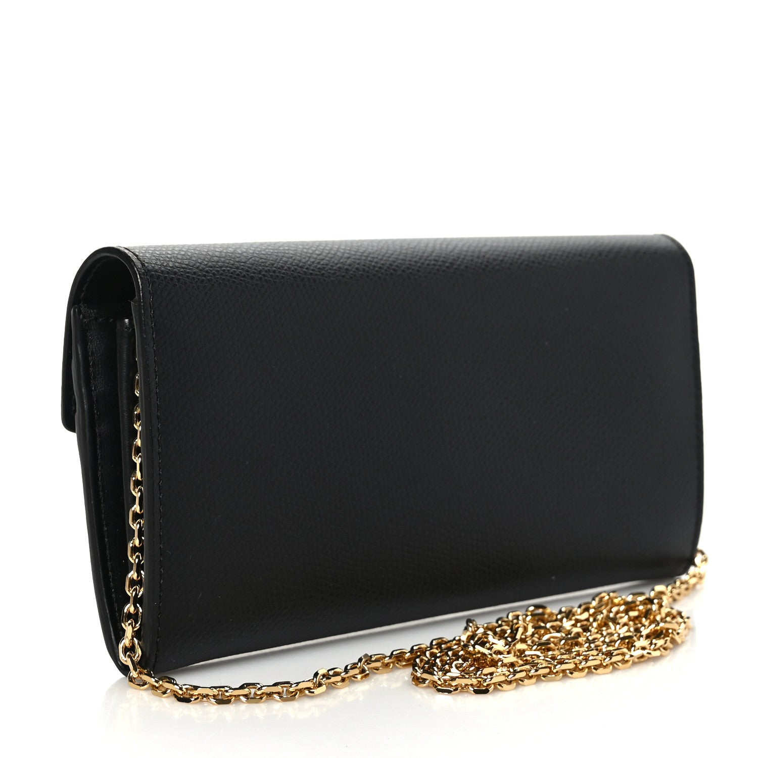 Fendi Vitello Cruise F is Fendi Continental Envelope Wallet On Chain Black 3 of 9
