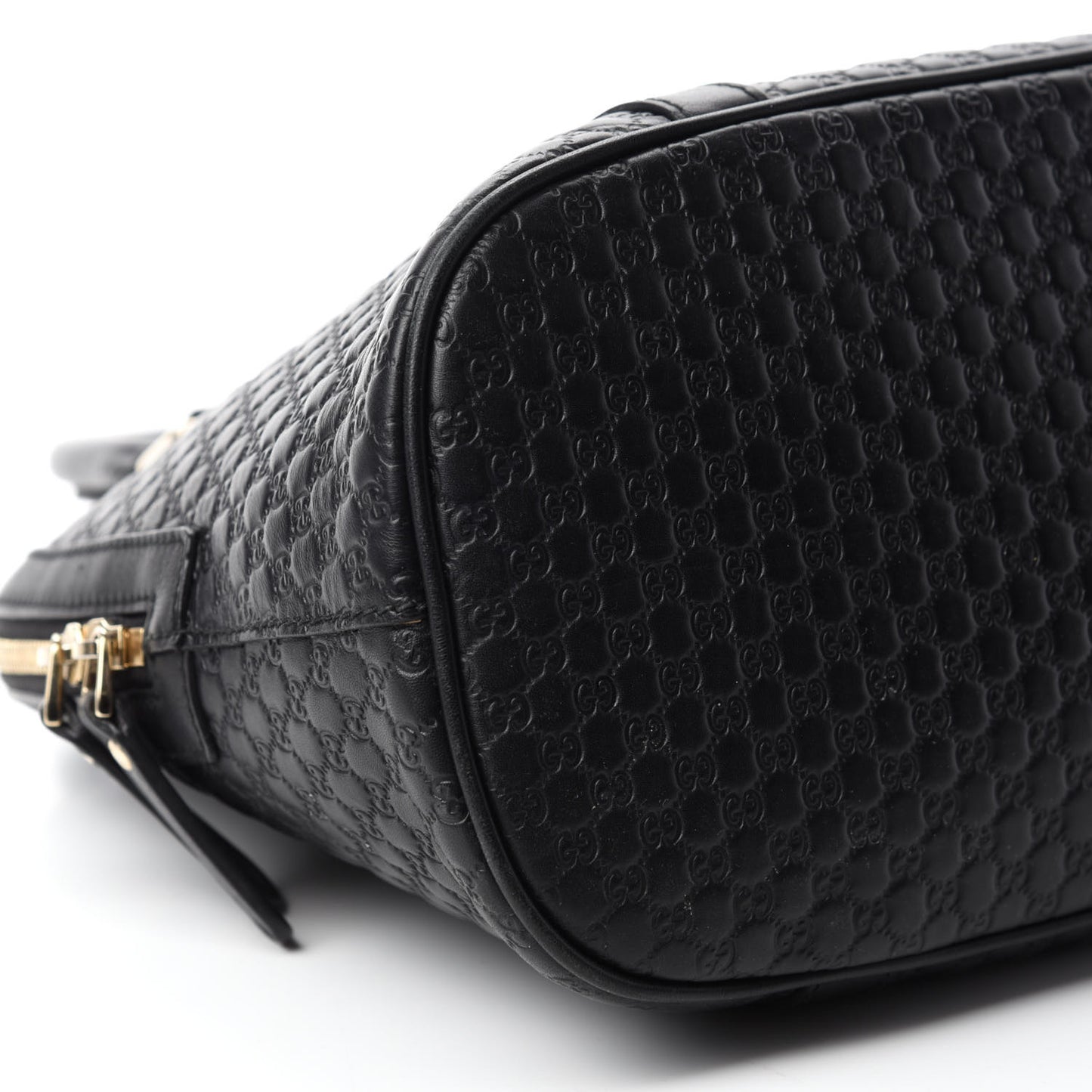 Microguccissima Medium Dome Bag Black