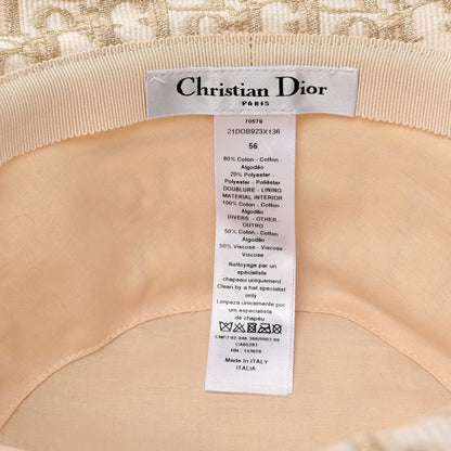Christian Dior Oblique Bucket Hat 56 Beige 8 of 9