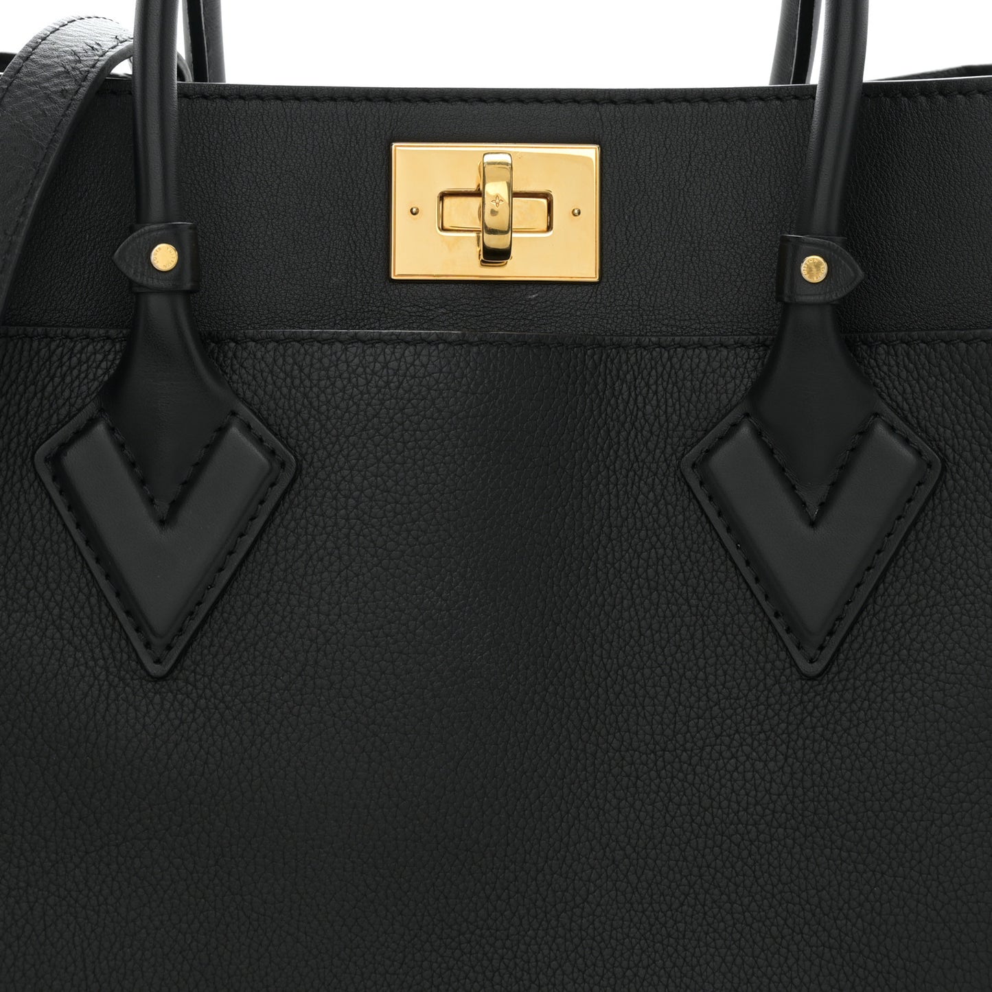 Calfskin Monogram Tufting On My Side Black