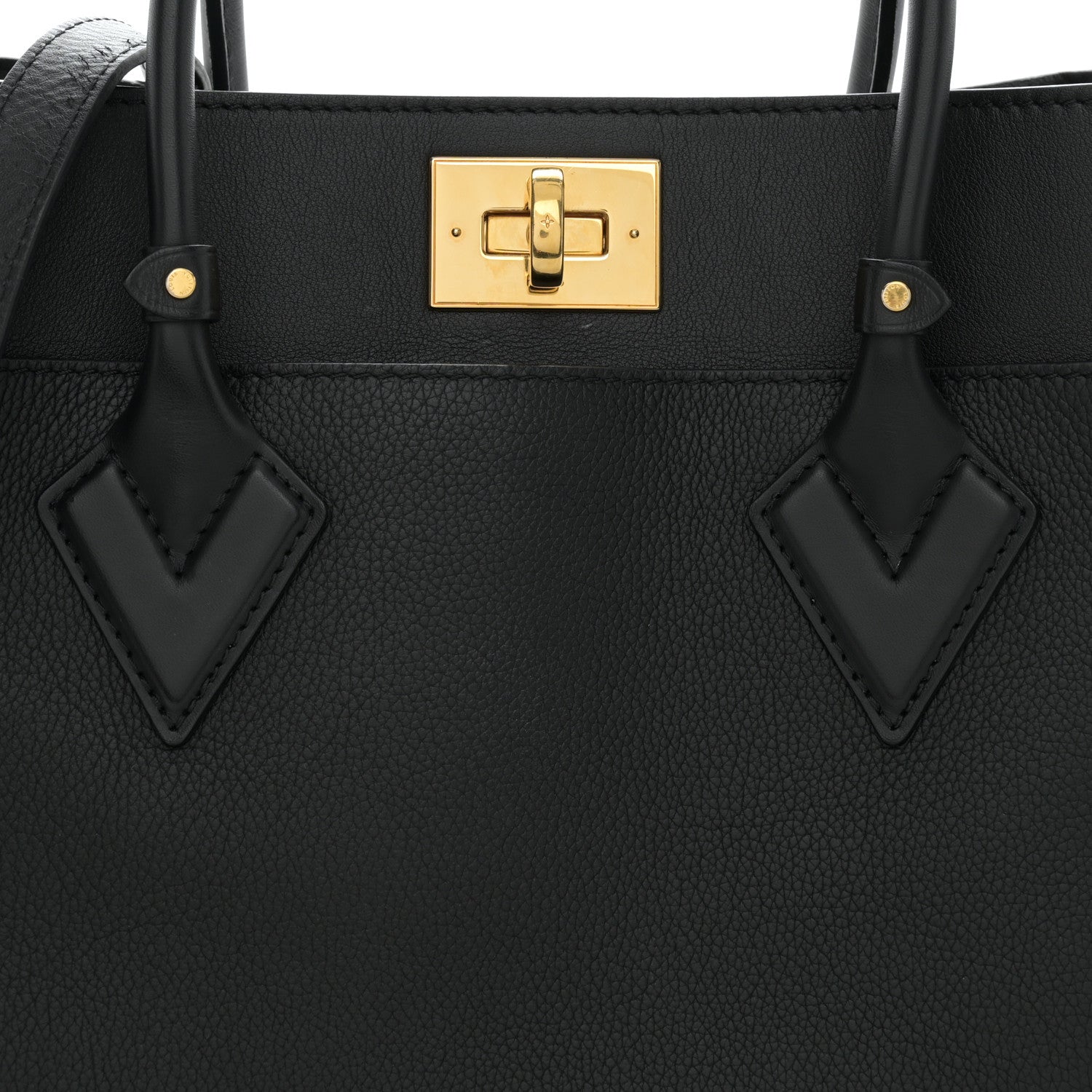Louis Vuitton Calfskin Monogram Tufting On My Side Black 8 of 10