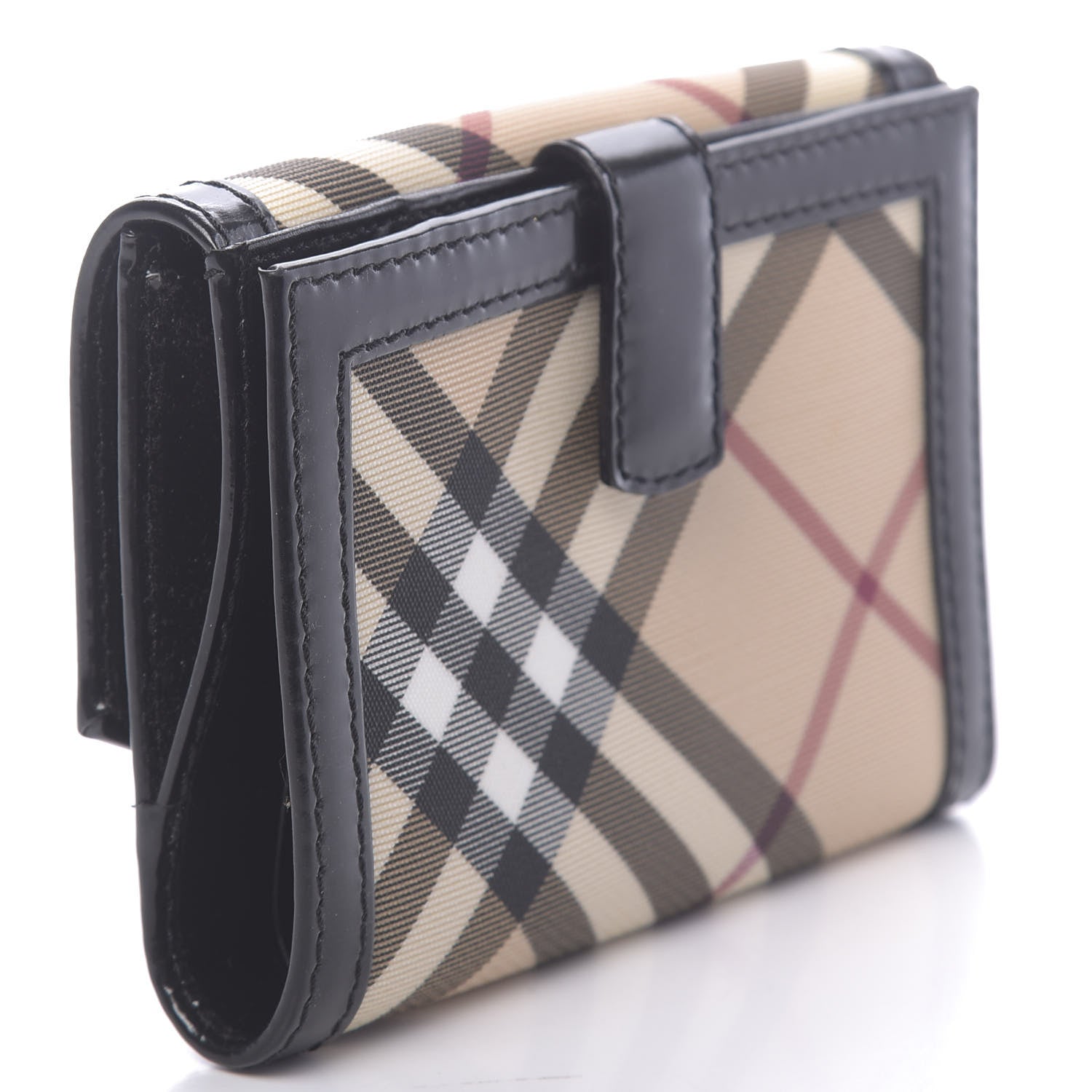 Burberry Nova Check Compact Wallet Chocolate 3 of 8