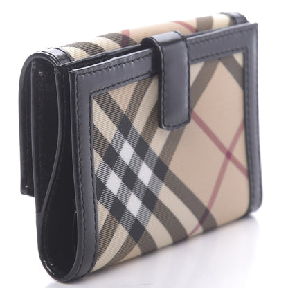 Burberry Nova Check Compact Wallet Chocolate 3 of 8