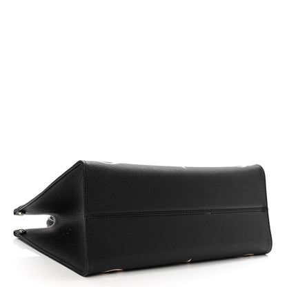 Louis Vuitton Empreinte Monogram Giant Onthego MM Black Beige 4 of 10